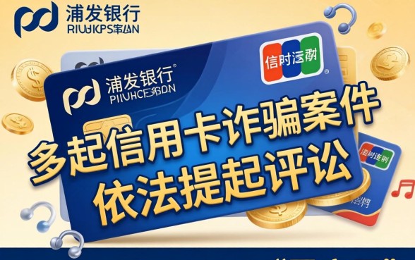 浦发银行起诉信用卡诈骗案件