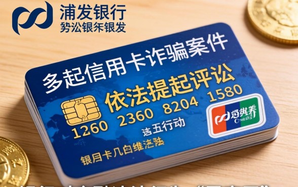 浦发银行起诉信用卡诈骗案件