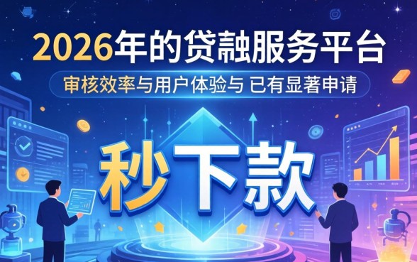 秒下款银行贷款口子有哪些推荐