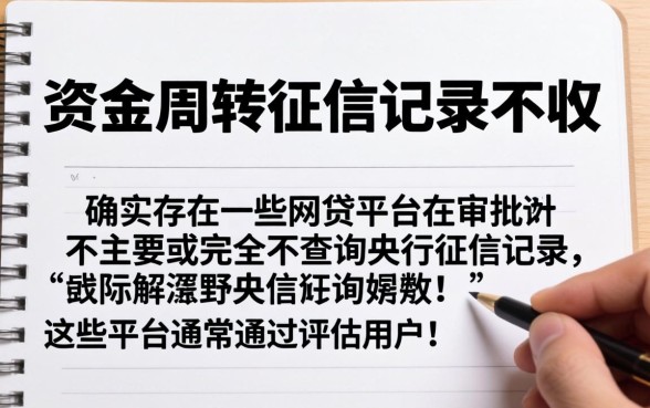 不看征信记录的网贷平台有哪些