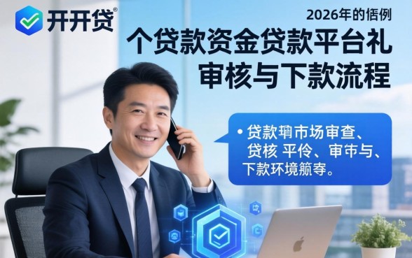 开开贷下款审核流程要多久才能到账