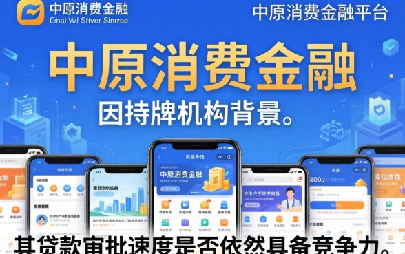 中原消费金融贷款审批快吗