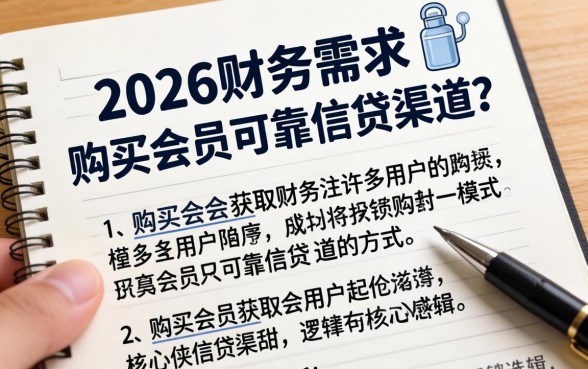 2026年买会员必下款的口子有哪些