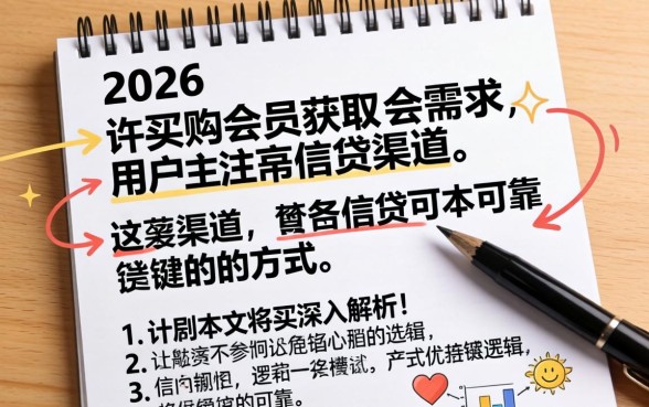 2026年买会员必下款的口子有哪些