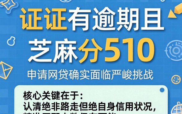 芝麻分510能否网贷成功