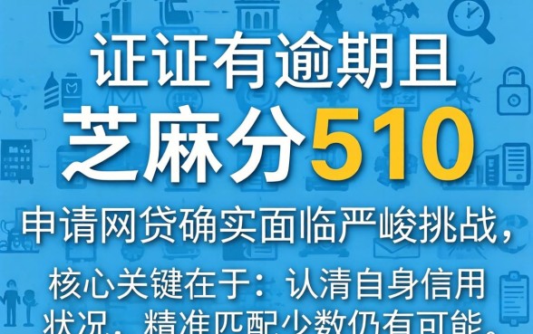 芝麻分510能否网贷成功