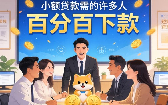 百分百下款的小额贷款是真的吗