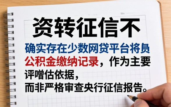 凭公积金不看征信的网贷平台有哪些