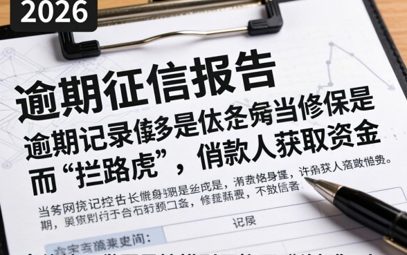 征信逾期网贷秒拒