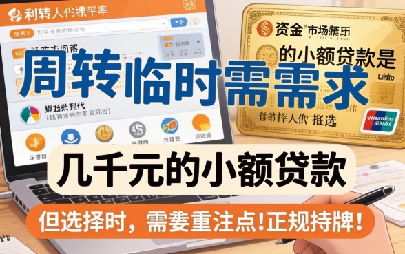 几千块的小额贷款平台有哪些