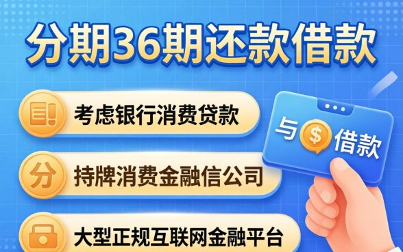 什么借款可以分期36期还款