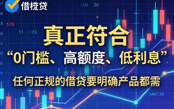 什么借款软件0门槛高利息低