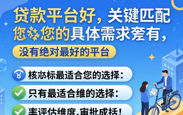 哪一个贷款平台好