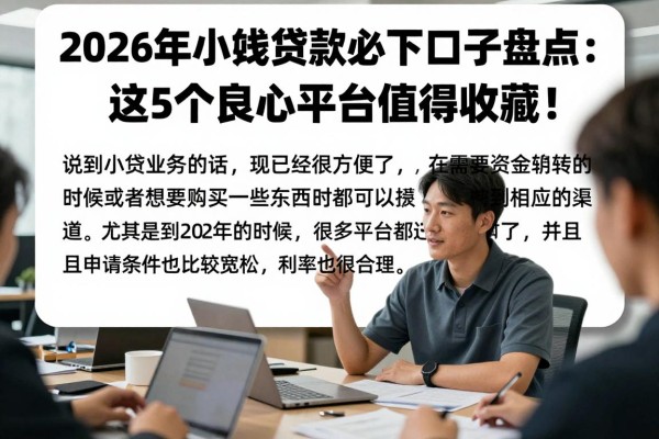 2026年小额贷款必下口子盘点:这5个良心平台值得收藏!