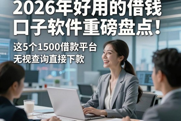 2026年好用的借钱口子软件重磅盘点!这5个1500借款平台无视查询直接下款