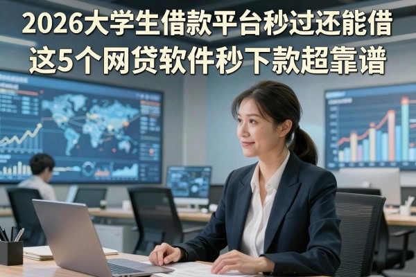 2026大学生借款平台秒过还能借,这5个网贷软件秒下款超靠谱