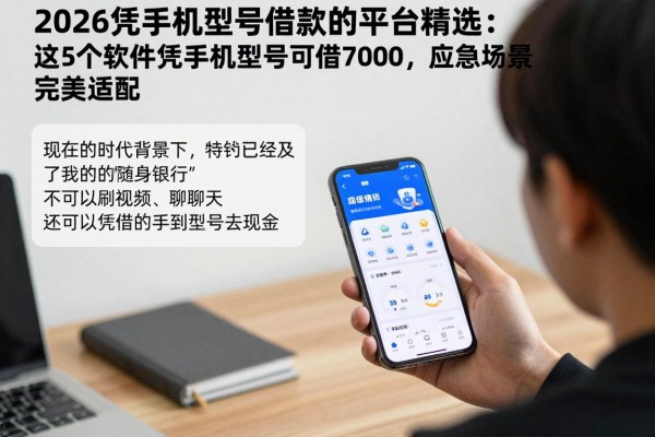 2026凭手机型号借款的平台精选：这5个软件凭手机型号可借7000，应急场景完美适配