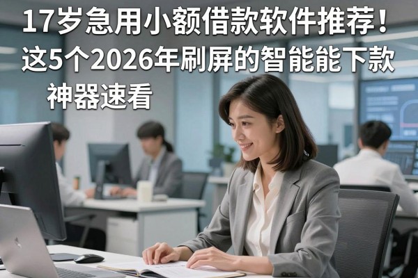 17岁急用小额借款软件推荐！这5个2026年刷屏的智能下款神器速看