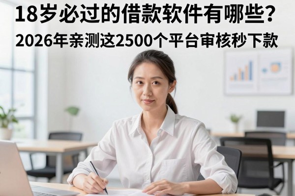 18岁必过的借款软件有哪些?2026年亲测这2500个平台审核秒下款