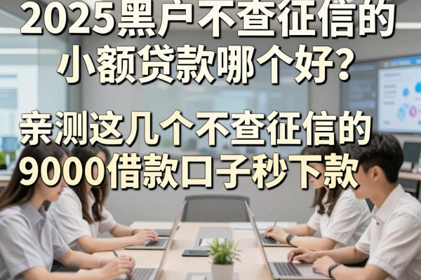2025黑户不查征信的小额贷款哪个好？亲测这几个不查征信的9000借款口子秒下款