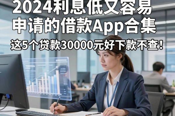 2024利息低又容易申请的借款App合集,这5个贷款30000元好下款不查!