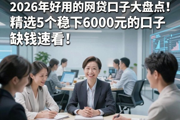 2026年好用的网贷口子大盘点！精选5个稳下6000元的口子，缺钱速看