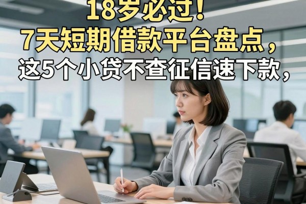 18岁必过！7天短期借款平台盘点，这5个小贷不查征信速下款