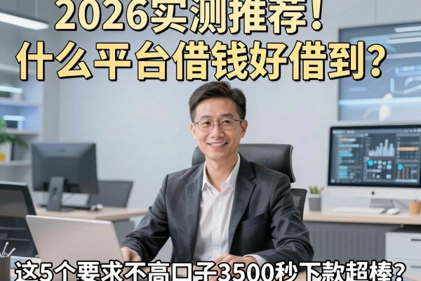 2026实测推荐!什么平台借钱好借到?这5个要求不高口子3500秒下款超棒