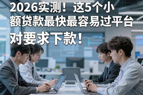 2026实测！这5个小额贷款最快最容易过平台，对要求下款！