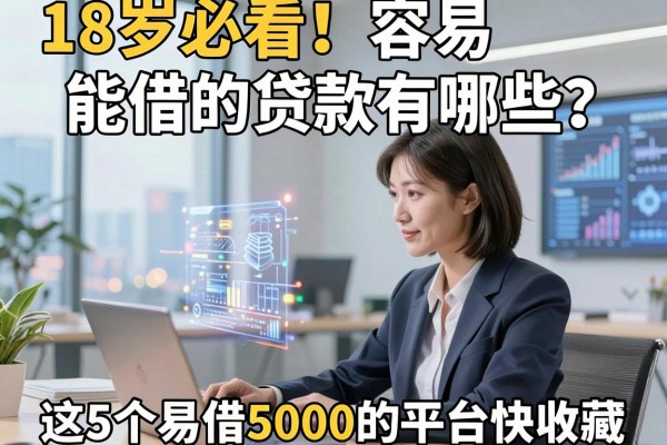 18岁必看!容易能借的贷款有哪些?这5个易借5000的平台快收藏