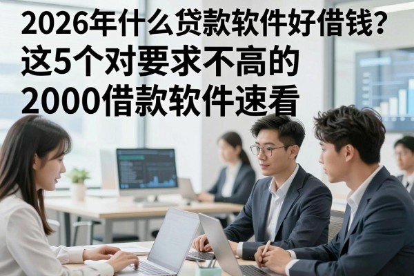 2026年什么贷款软件好借钱？这5个对要求不高的2000借款软件速看！