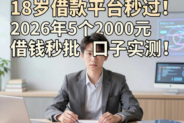 18岁借款平台秒过！2026年5个2000元借钱秒批口子实测