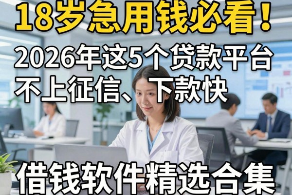 18岁急用钱必看！2026年这5个贷款平台不上征信、下款快，借钱软件精选合集