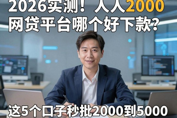 2026实测！人人2000网贷平台哪个好下款？这5个口子秒批2000到5000
