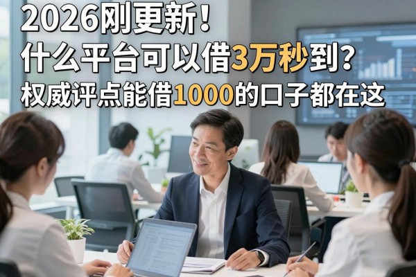 2026刚更新!什么平台可以借3万秒到?权威评点能借1000的口子都在这