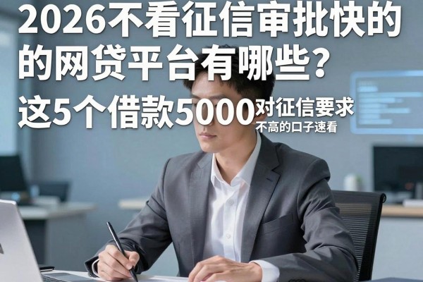 2026不看征信审批快的网贷平台有哪些？这5个借款5000对征信要求不高的口子速看！