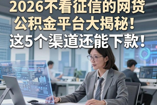 2026不看征信的网贷公积金平台大揭秘!这5个渠道还能下款