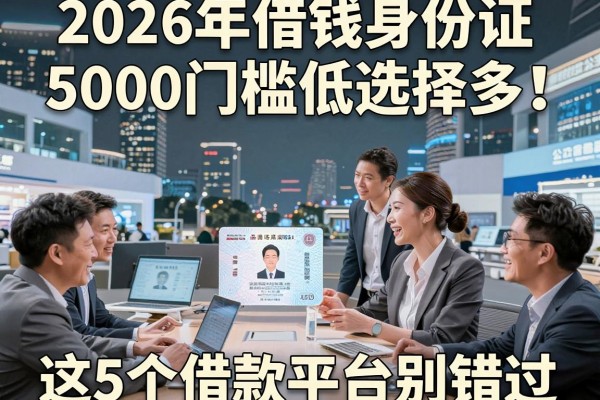 2026年借钱身份证5000门槛低选择多!这5个借款平台别错过