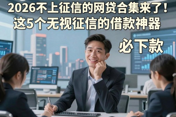 2026不上征信的网贷合集来了！这5个无视征信的借款神器，必下款！