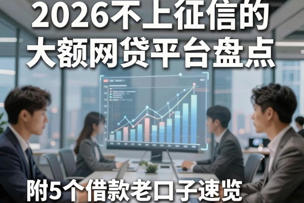 2026不上征信的大额网贷平台盘点,附5个借款老口子速览
