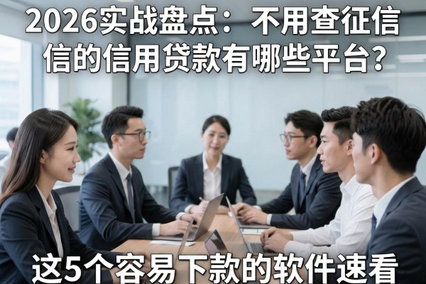 2026实战盘点:不用查征信的信用贷款有哪些平台?这5个容易下款的软件速看