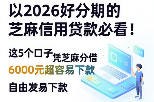 2026好分期的芝麻信用贷款必看！这5个口子凭芝麻分借款6000元超容易下款
