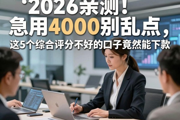 2026亲测!急用4000别乱点,这5个综合评分不好的口子竟然能下款