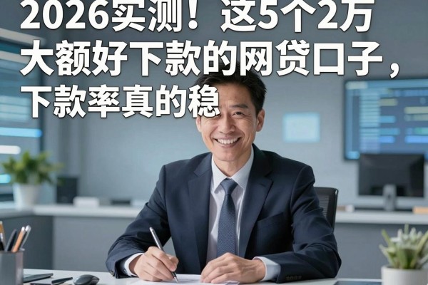 2026实测!这5个2万大额好下款的网贷口子,下款率真的稳