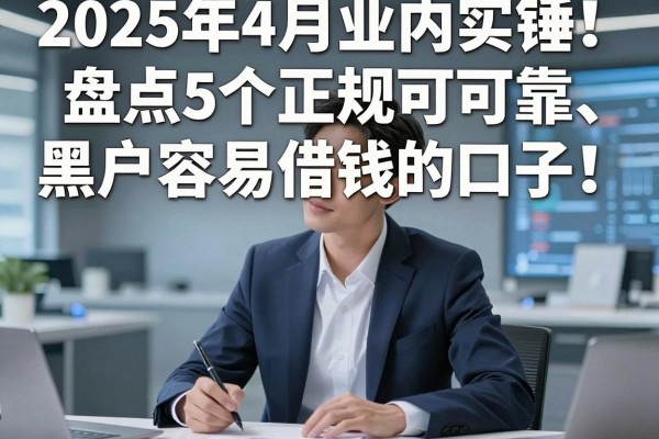2025年4月业内实锤!盘点5个正规可靠、黑户容易借钱的口子,对贷款要求不高