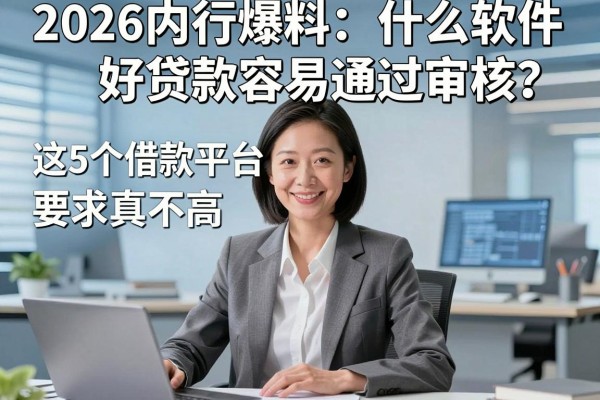 2026内行爆料：什么软件好贷款容易通过审核？这5个借款平台要求真不高！