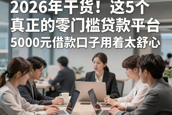 2026年干货！这5个真正的零门槛贷款平台，5000元借款口子用着太舒心