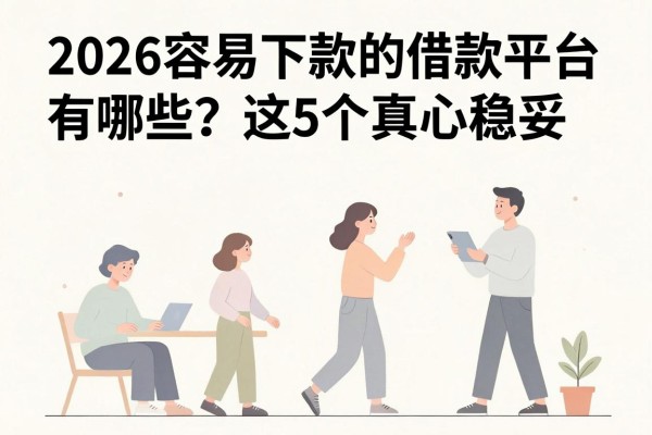 2026容易下款的借款平台有哪些?这5个真心稳妥,顺便盘点5000易通过贷款口子