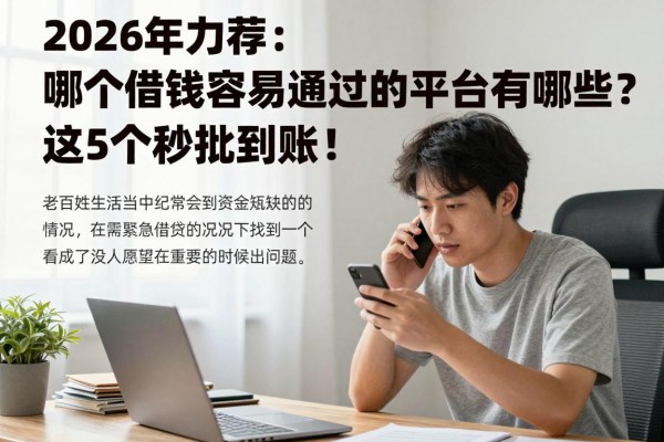 2026年力荐:哪个借钱容易通过的平台有哪些?这5个秒批到账!