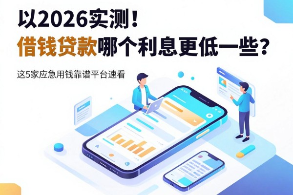 2026实测!手机借钱贷款哪个利息更低一些?这5家应急用钱靠谱平台速看